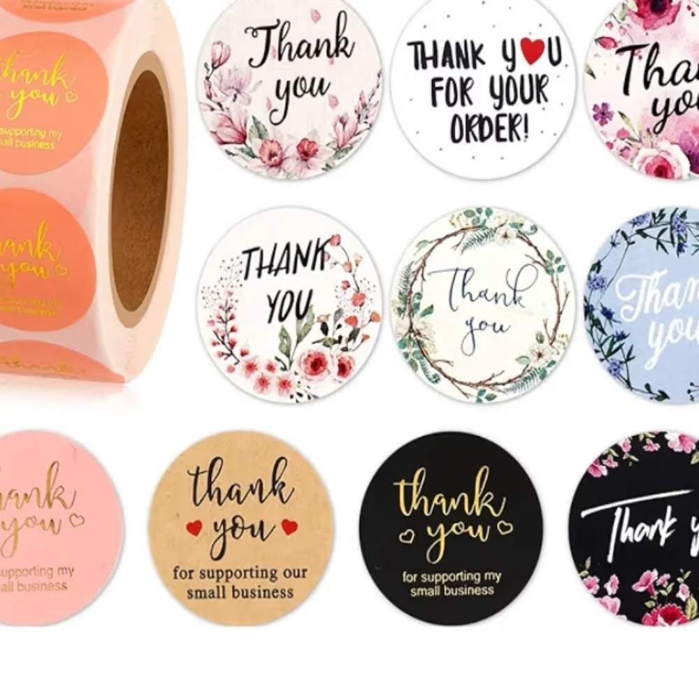 🆕50 Assorted Random Thank You Stickers